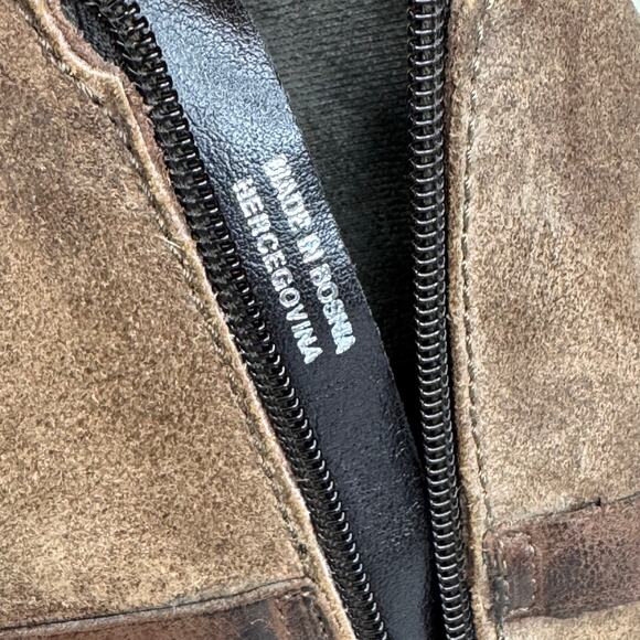 MIZ MOOZ Seymour Bootie EU Size 40 Leather Cowgirl Slouchy Boho Western Slouchy - Picture 11 of 13